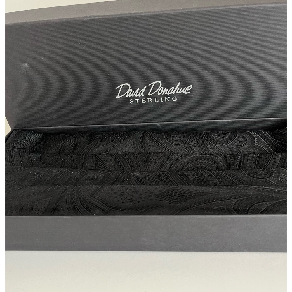DAVID DONAHUE STERLING CUMMERBUND